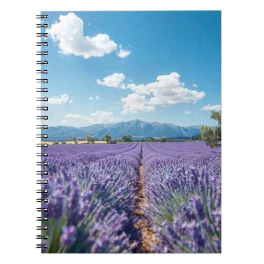 Notebook With A Outdoor Landscape With Mountains Notitieboek (Voorkant)
