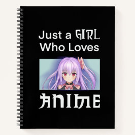 Notebook With Anime Girl Notitieboek