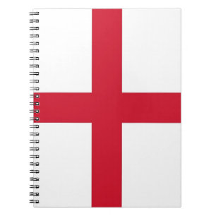 Notebook with Flag of England Notitieboek