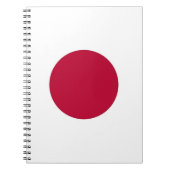 Notebook with Flag of Japan Notitieboek (Voorkant)