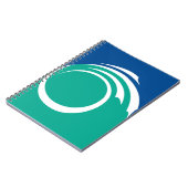 Notebook with Flag of Ottawa, Canada Notitieboek (Linkerzijde)