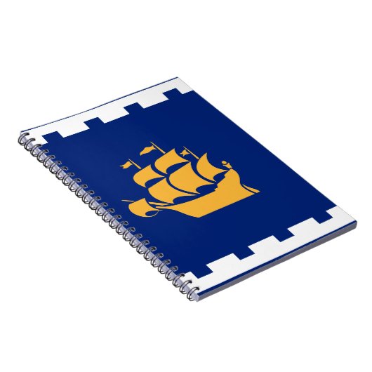 Notebook with flag of Quebec City Notitieboek (Rechterzijde)