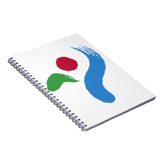 Notebook with Flag of Seoul, South Korea Notitieboek (Rechterzijde)