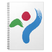 Notebook with Flag of Seoul, South Korea Notitieboek (Voorkant)
