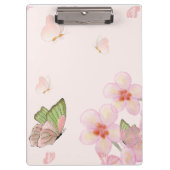 Notebook with Whimsical Butterfly Design Klembord (Voorkant)