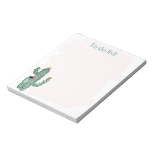 notebooks met een dubbele kop en cactus notitieblok