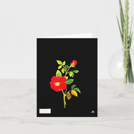 Notecard-Botanical Art-Mary Delany 14 Kaart (Voorkant)