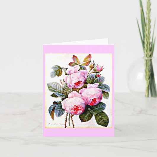 Notecard-Botanicals-Pierre Joseph Redoute 2 Kaart (Voorkant)