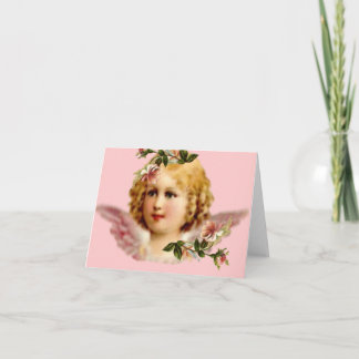 NOTECARD DE VINTAGE VAN DE ENGEL KAART
