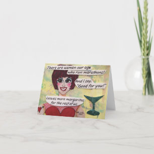 NOTECARD-ER ZIJN VROUWEN VAN ONZE LEEFTIJD DIE MAR KAART