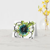 Notecard-Flowers-Floral 2 Kaart (Gele Bloem)