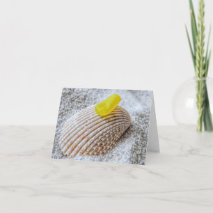 Notecard - Geel Zee Glass Kaart