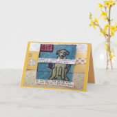 NOTECARD-HANDVAT ELKE ZWAAR KAART (Gele Bloem)