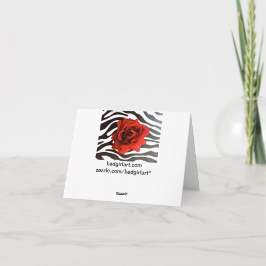 NOTECARD-HIER IN HET ZUIDEN VERBERGEN WE ONS NIET  KAART (Achterkant)