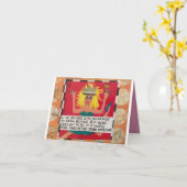 NOTECARD-IK HEB BESLOTEN DAT IK OUD GENOEG BEN OM  KAART (Gele Bloem)