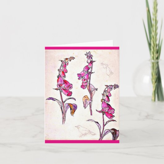 Notecard- illustratie-Beatrix Potter 12 Kaart (Voorkant)