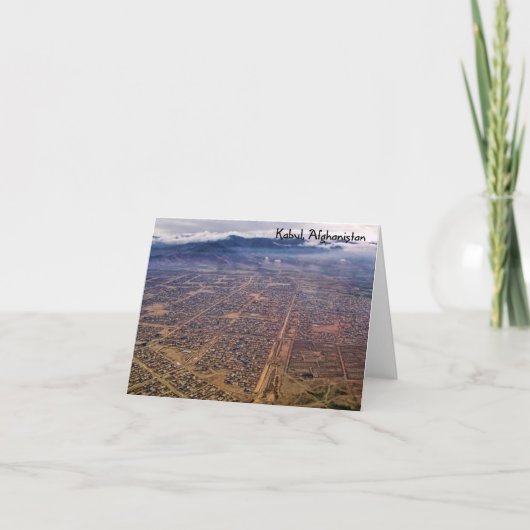 Notecard:  Kaboel van hierboven Kaart (Voorkant)