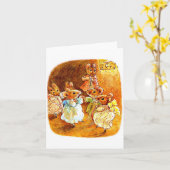 Notecard-kinder kunst-Beatrix Pottenbakker 6 Kaart (Gele Bloem)