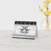 Notecard-liefde huis-Vintage Architectuur 18 van Kaart (Gele Bloem)