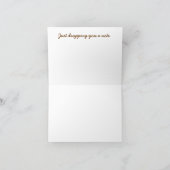 Notecard met het Nest van de Eend van de Wilde Kaart (Binnen)