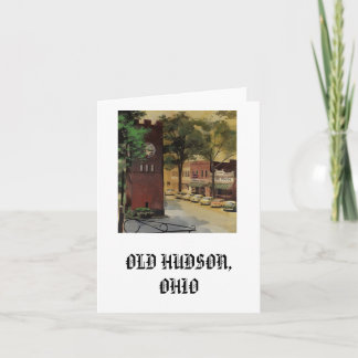Notecard, Oude Hudson Kaart