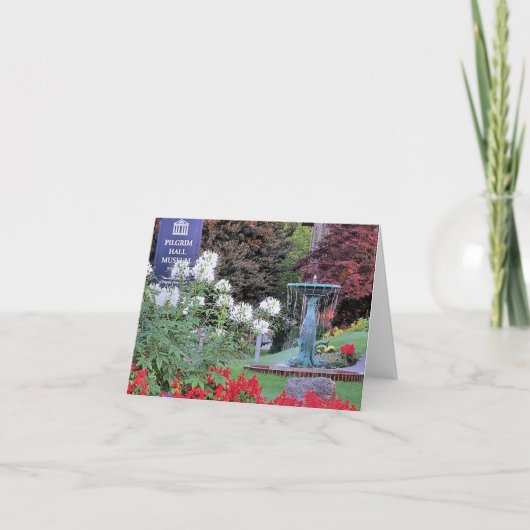 Notecard - Pilgrim Hall Museum Kaart (Voorkant)