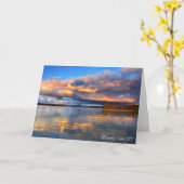 Notecard - Raquette Meer, NY Kaart (Gele Bloem)