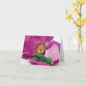 Notecard - Roos en Zee Kaart (Gele Bloem)