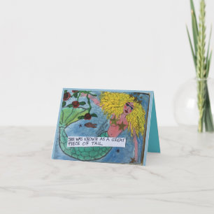 Notecard-She stond bekend als het grote stuk staar Kaart