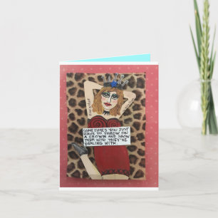 Notecard - SOMS MOET JE GEWOON Kaart
