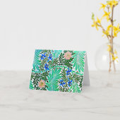 Notecard- Stof/Mode-William Morris 27 Kaart (Gele Bloem)