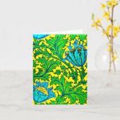 Notecard- Stof/Mode-William Morris 2 Kaart (Gele Bloem)