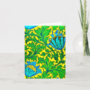 Notecard- Stof/Mode-William Morris 2 Kaart