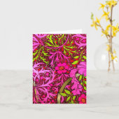 Notecard- Stof/Mode-William Morris 30 Kaart (Gele Bloem)