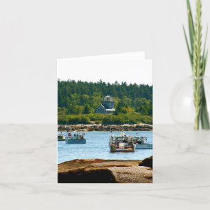 Notecard Stonington, Maine Kaart