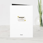 Notecard, SUN, MOON, STARS, denken aan jou, blanco Kaart (Achterkant)