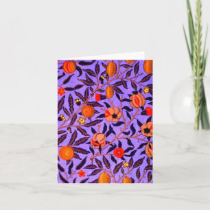 Notecard-vintage Stof/mode-William Morris 13 Kaart