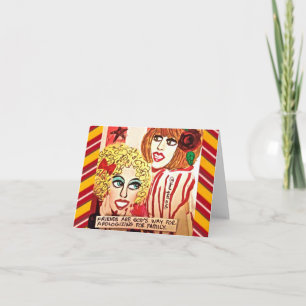 NOTECARD-VRIENDEN ZIJN GOD'S MANIER OM TE POLOGISE KAART