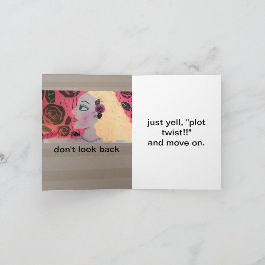 NOTECARD-WANNEER IETS IN UW LEVEN VERKEERD GAAT KAART (Binnen)