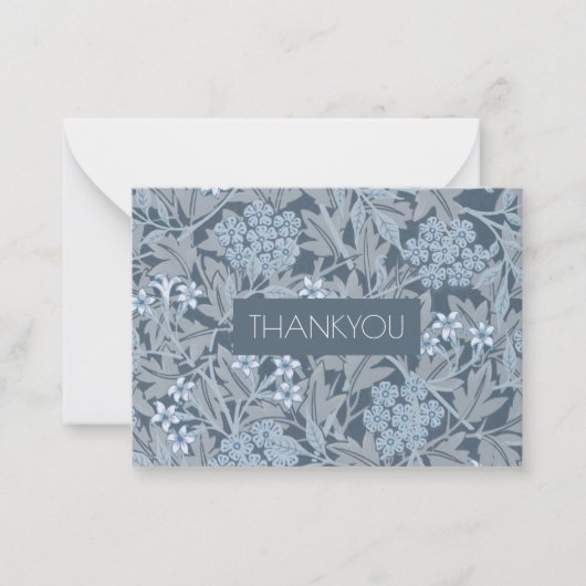 NOTECARD : WILLIAM MORRIS : JASMINE NOTITIEKAARTJE (Voorkant)