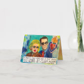 NOTECARD-WORDT HET MOOIE GEZICHT OUD, EEN LICHAAM KAART (Voorkant)