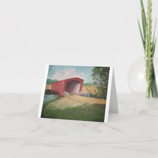 Notecards van de Brug van Roseman Kaart (Voorkant)