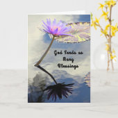 Noteer de Kaart voor de speciale persoon, het Afbe (Gele Bloem)