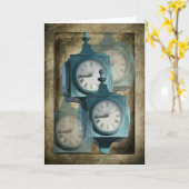 Noteer Kaart met  klokken (Gele Bloem)