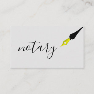 Noteerbare agent Pen Logo Freelance Calligrafie Sc Visitekaartje