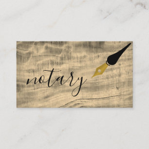 Noteerbare agent Pen Logo Freelance Calligrafie Sc Visitekaartje