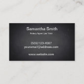 Noteerbare agent Pen Logo Freelance Calligrafie Sc Visitekaartje (Achterkant)