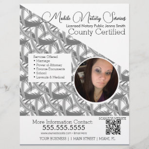 Noteerbare mobiele services Foto QR FLYER C