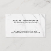 Noteervulpen en inkt visitekaartje (Achterkant)