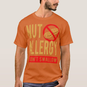 Noten allergie Ik slik niet T-shirt